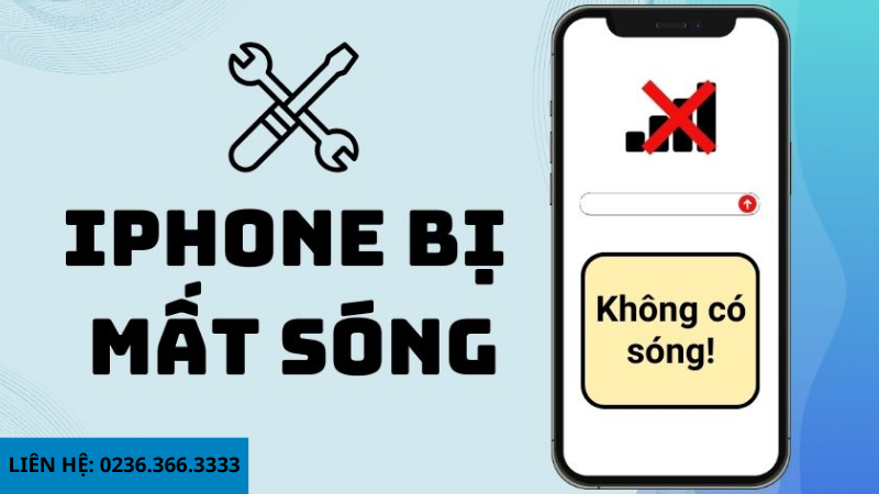 iPhone bị mất sóng