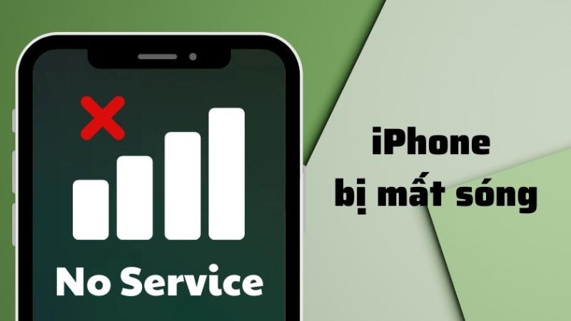 sửa điện thoại iPhone mất sóng