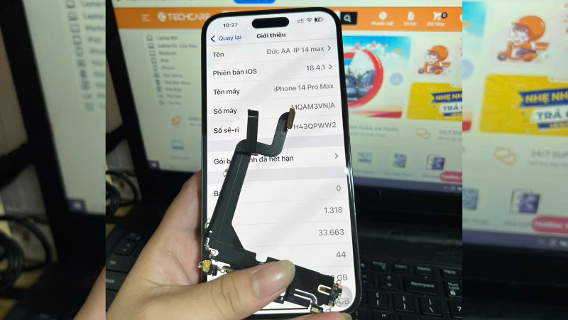 thay chân sạc IPHONE