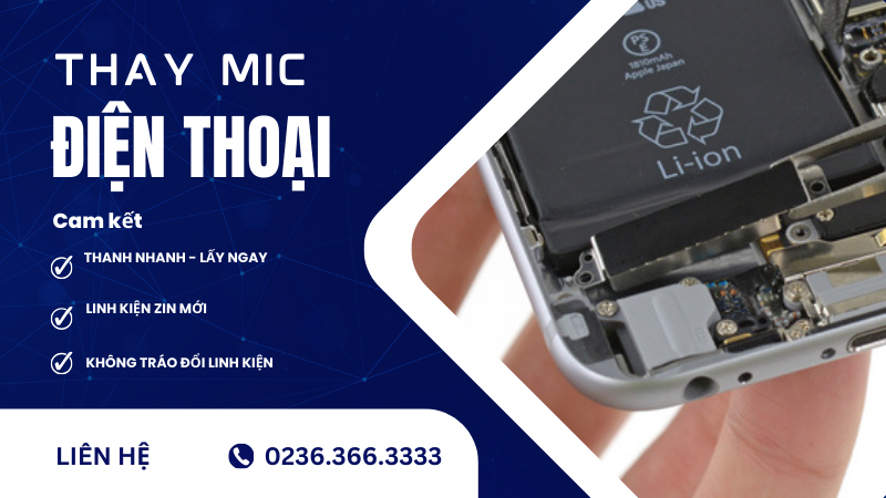 thay mic điện thoại