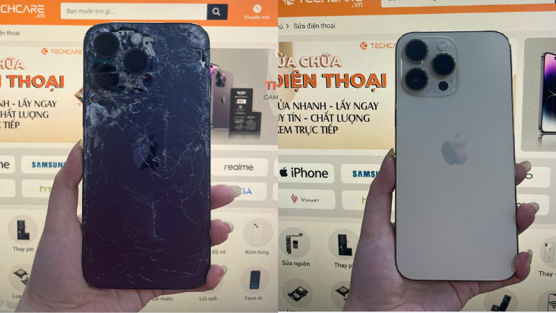 thay vỏ iPhone 14 pro max