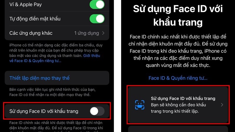 Cách mở khóa Face ID khi đeo khẩu trang cực đơn giản